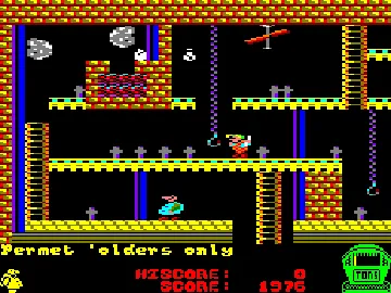 Chubby Gristle (UK) (1988) screen shot game playing